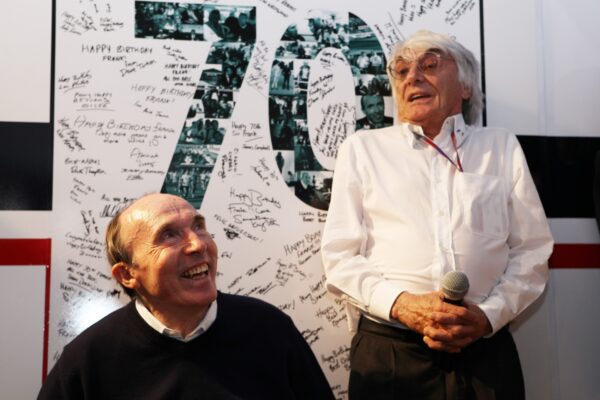 Sir Frank Williams, Bernie Ecclestone