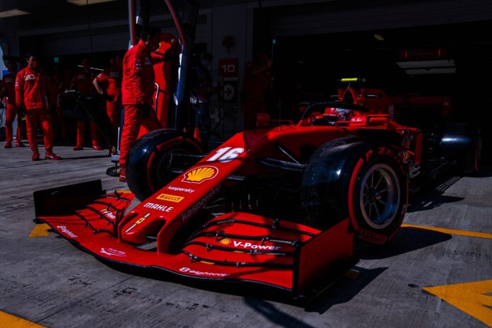 Charles Leclerc, Ferrari, racingline