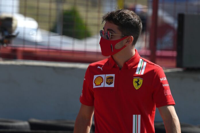 Charles Leclerc, Ferrari, racingline