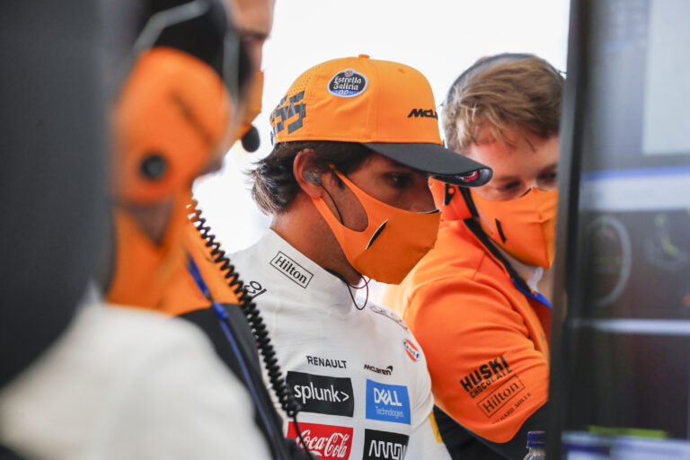 Carlos Sainz, McLaren, racingline
