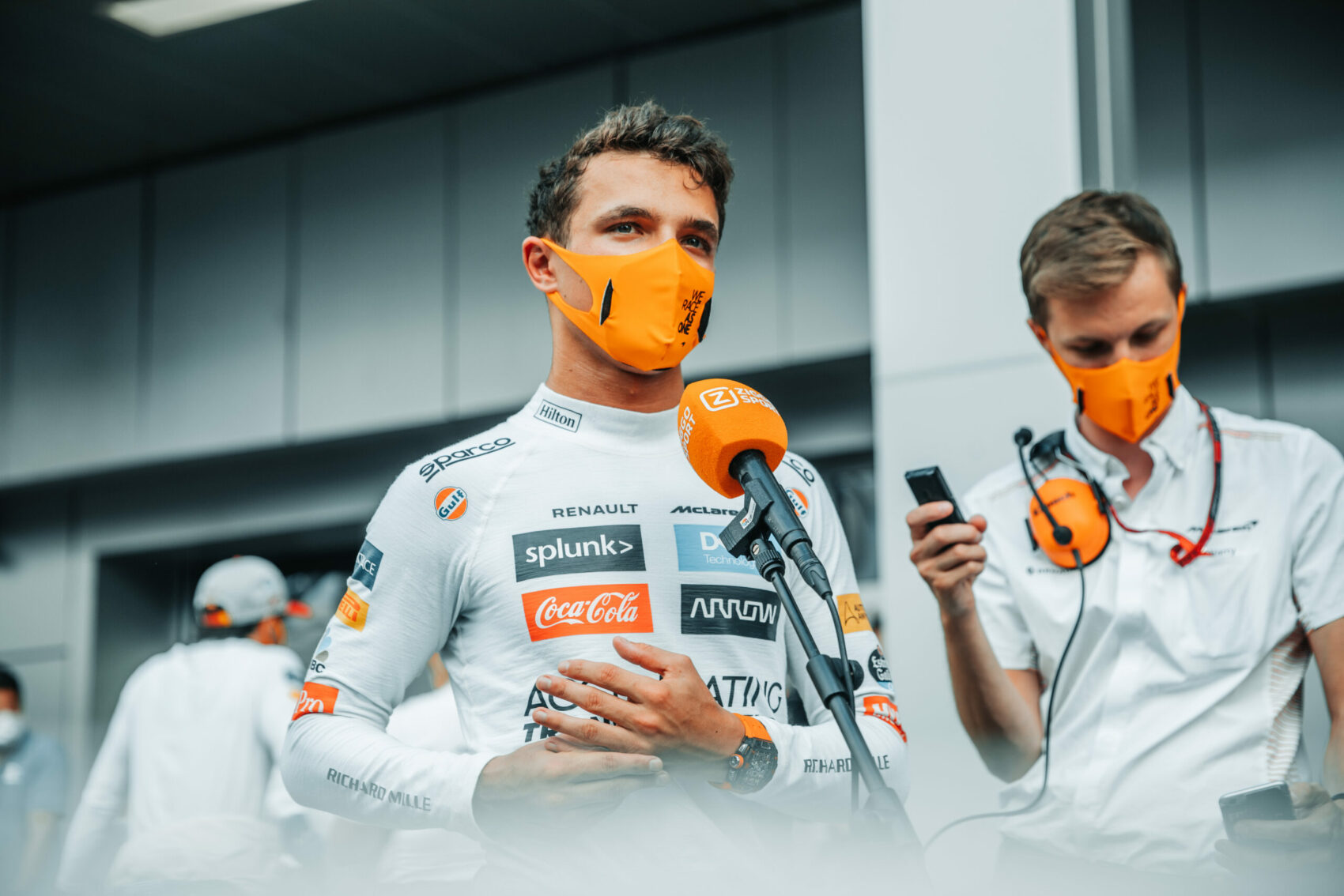 Lando Norris, McLaren, racingline