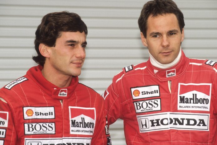 Ayrton Senna, gerhard berger