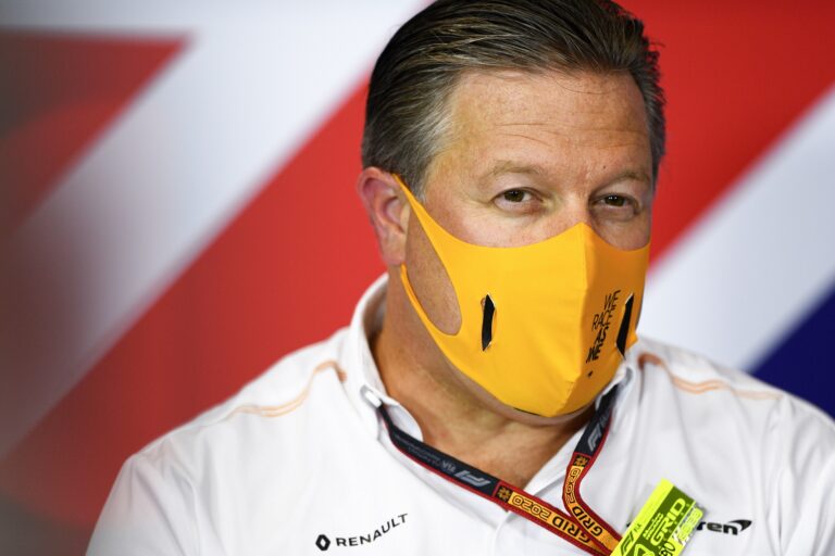 Zak Brown, McLaren, racingline