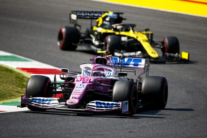 Lance Stroll, Daniel Ricciardo, Racing Point, Renault, racingline