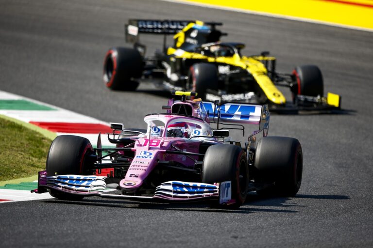 Lance Stroll, Daniel Ricciardo, Racing Point, Renault, racingline