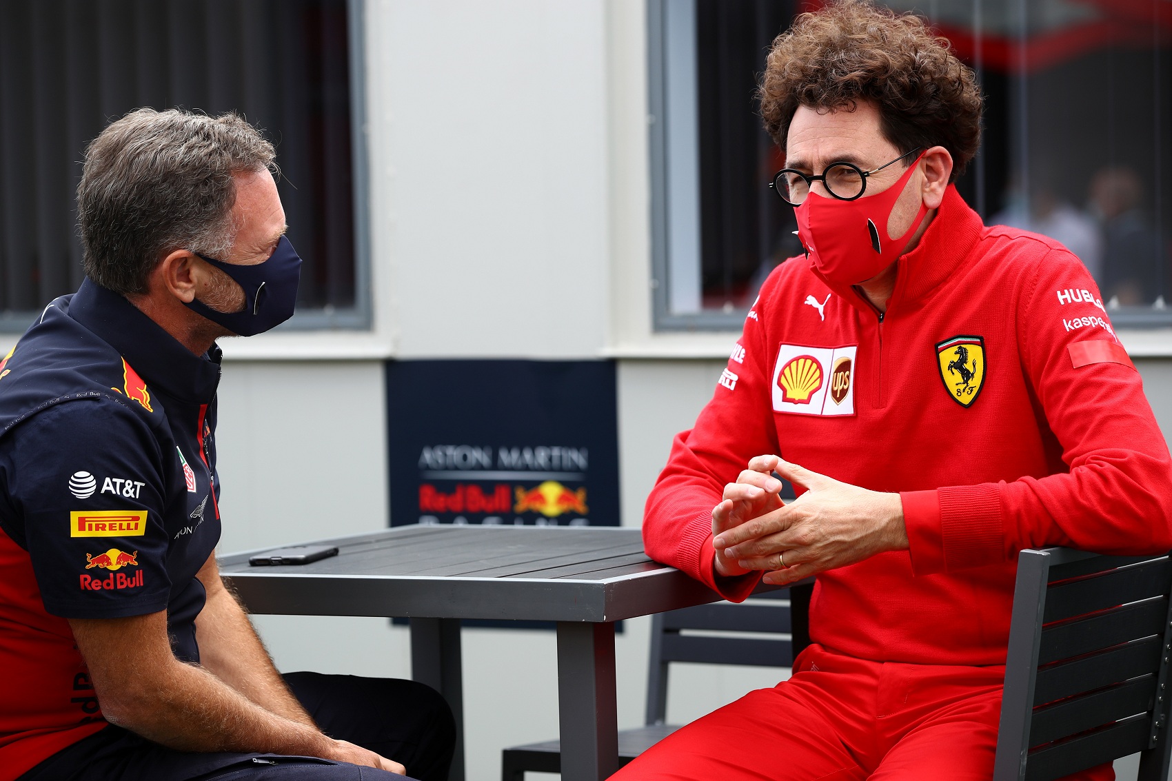 Christian Horner, Mattia Binotto, Red Bull, Ferrari, Mercedes, racingline