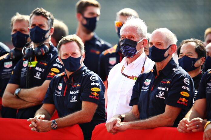 Christian Horner, Helmut Marko, Adrian Newey, Red Bull, racingline