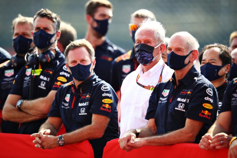 Christian Horner, Helmut Marko, Adrian Newey, Red Bull, racingline