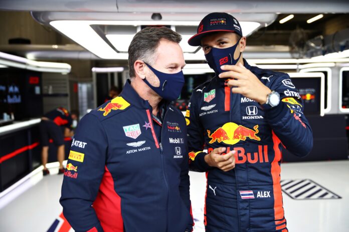 Christian Horner, Alex Albon, Red Bull, racingline