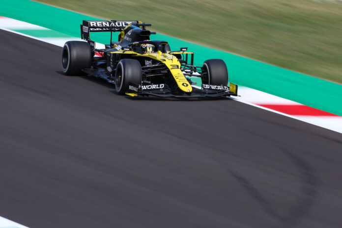 Daniel Ricciardo, Renault, racingline