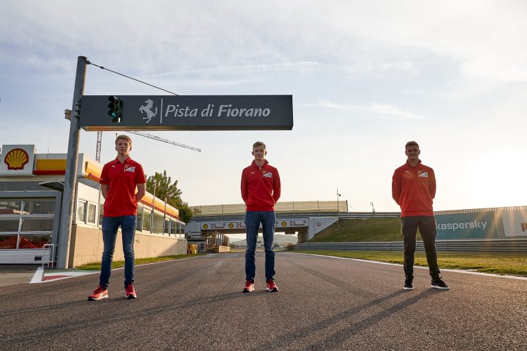 Robert Shwartzman, callum ilott, mick schumacher, ferrari