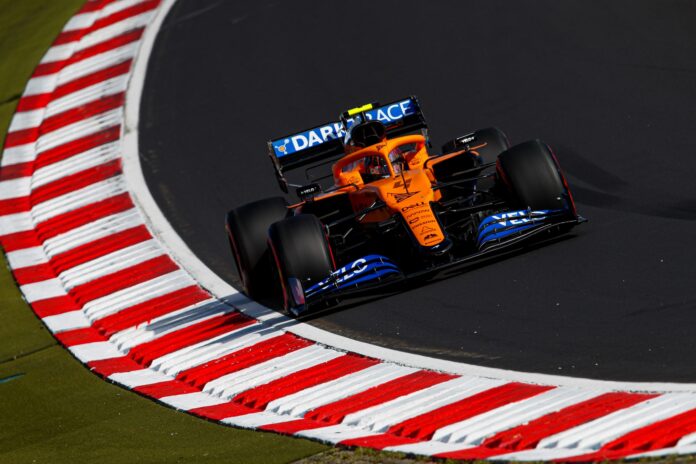 Lando Norris, McLaren, racingline