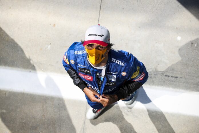 Carlos Sainz, McLaren, racingline