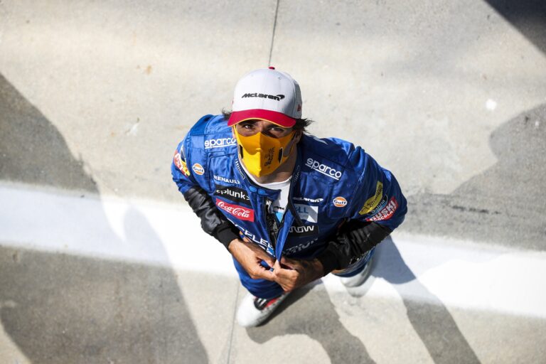 Carlos Sainz, McLaren, racingline