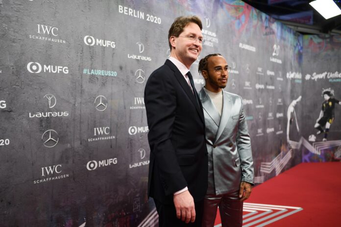 Ola Kaellenius, lewis hamilton