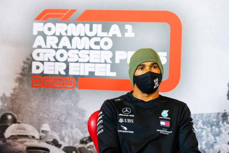 Lewis Hamilton, Mercedes, racingline