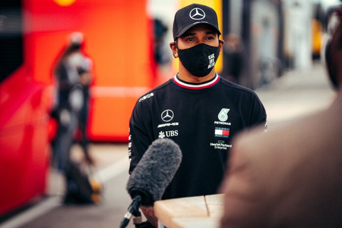 Lewis Hamilton, Mercedes, racingline