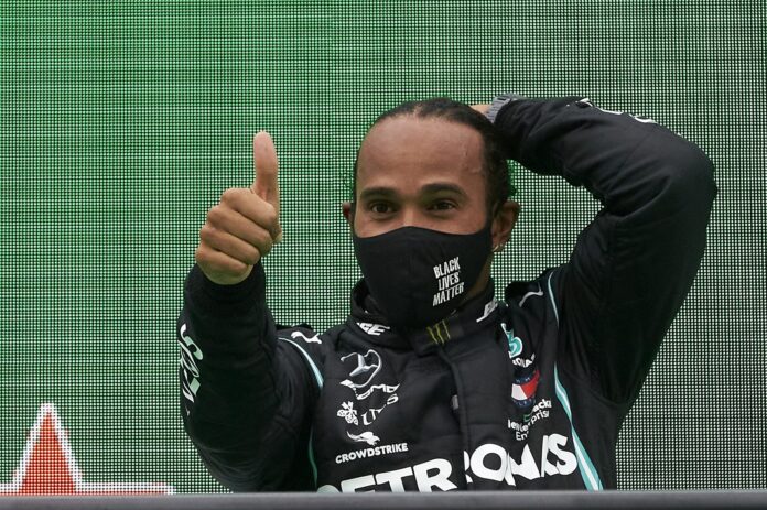 Lewis Hamilton, Mercedes, racingline