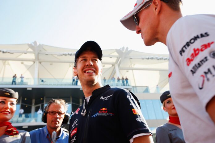 Sebastian Vettel, Michael Schumacher, Red Bull, Mercedes, racingline, rekordot