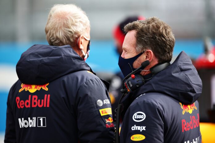 helmut marko, christian horner, red bull