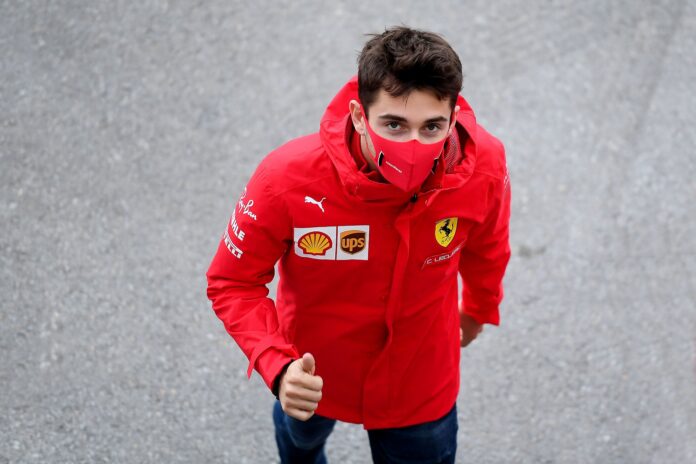 Charles Leclerc, Ferrari, racingline