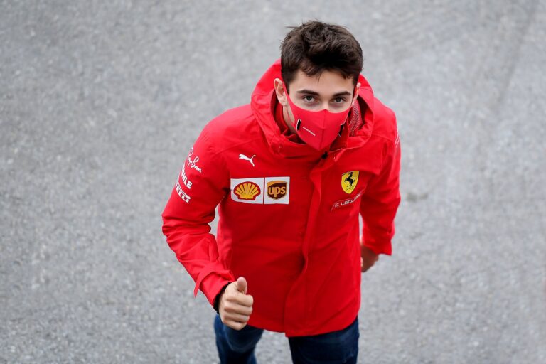 Charles Leclerc, Ferrari, racingline
