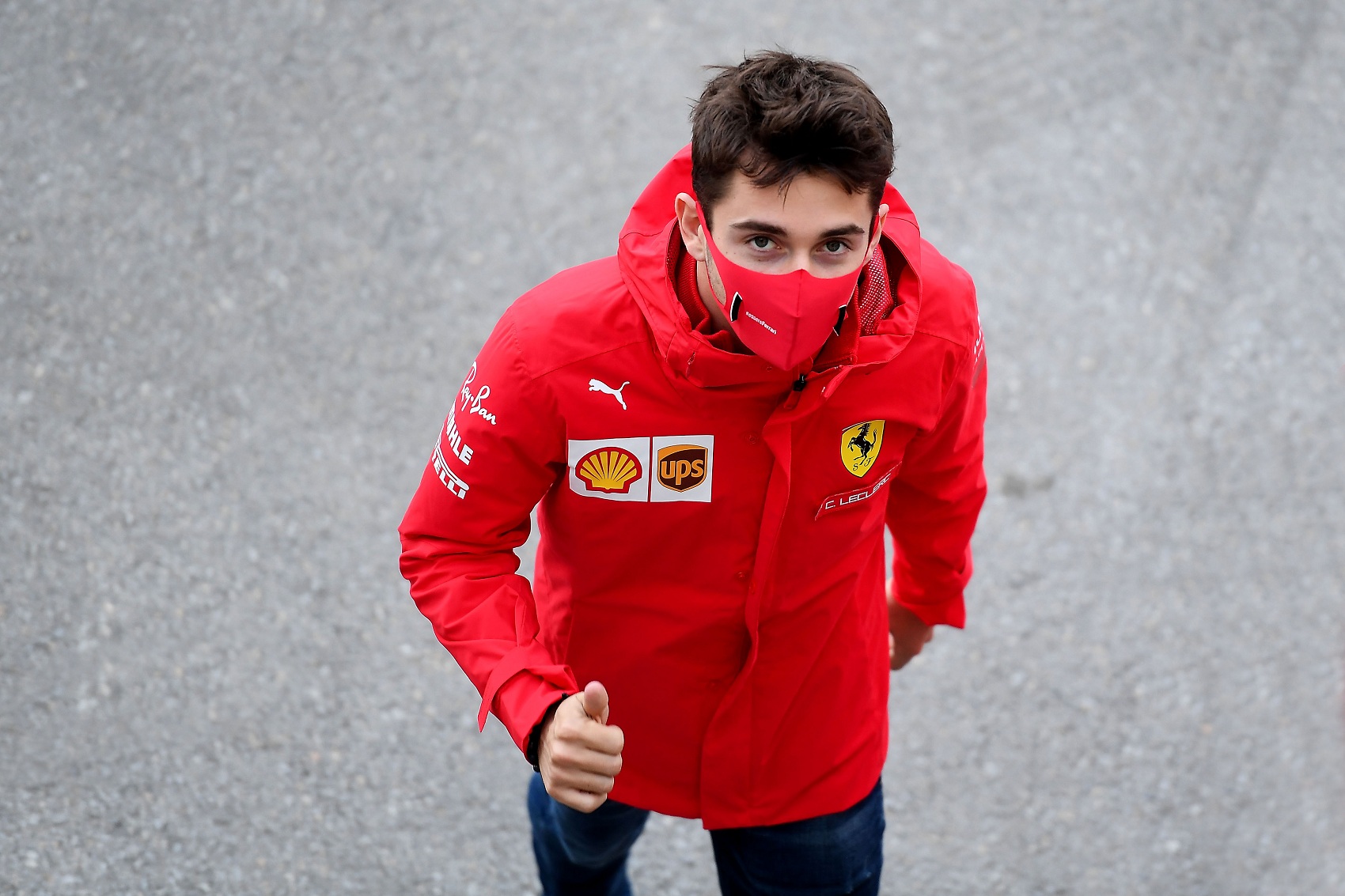 Charles Leclerc, Ferrari, racingline