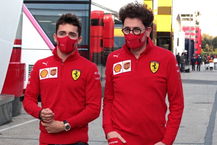 Mattia Binotto, Charles Leclerc
