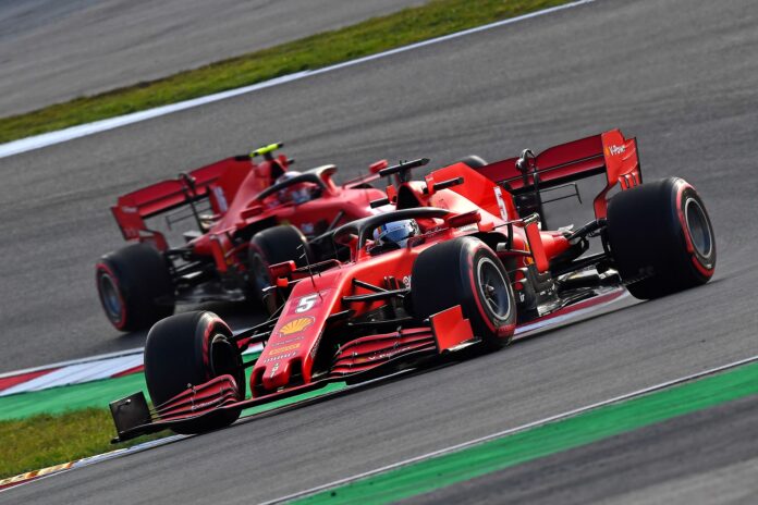 charles leclerc, sebastian vettel, ferrari