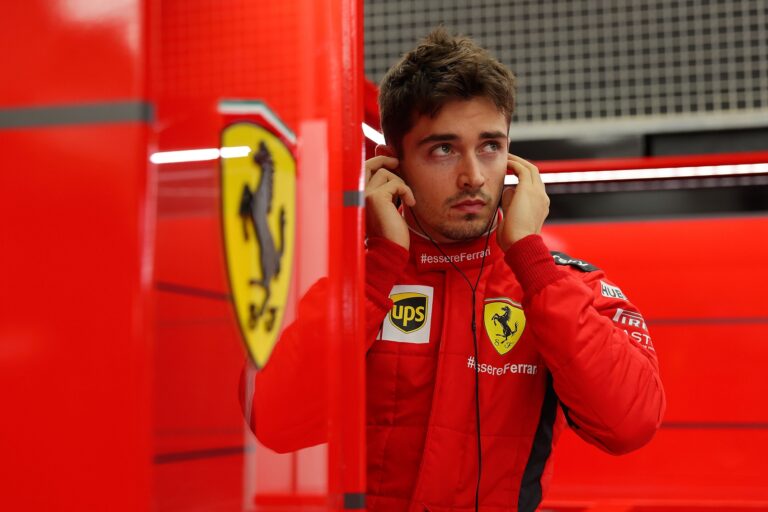 Charles Leclerc, Ferrari, racingline