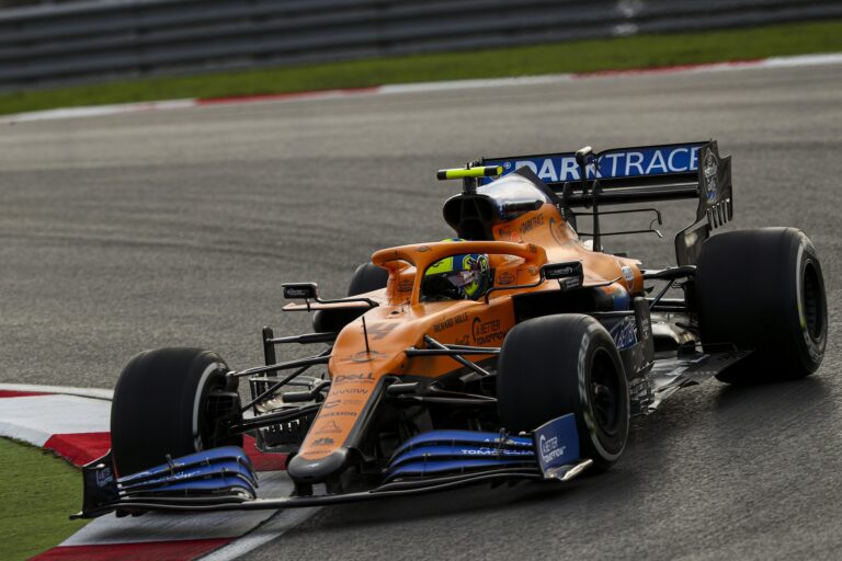 Lando Norris, McLaren, racingline