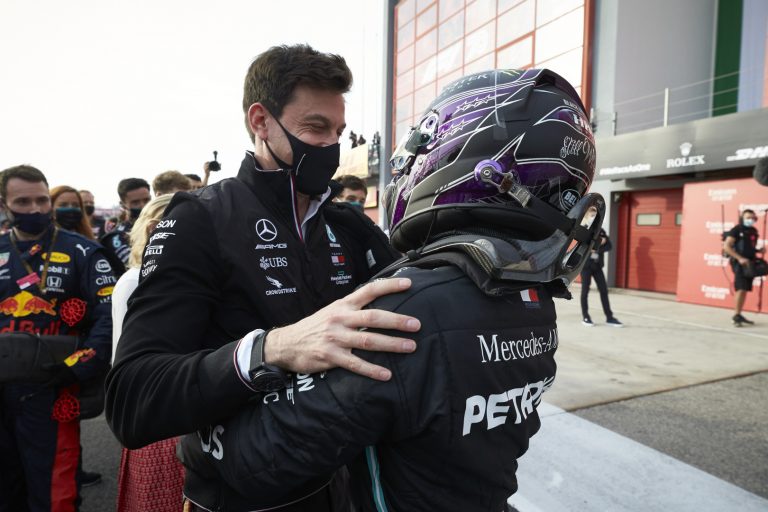 Toto Wolff, Lewis Hamilton