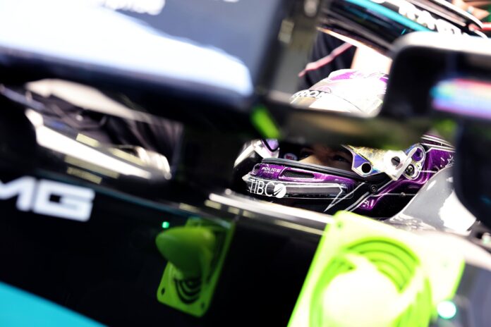 Lewis Hamilton, Mercedes, racingline