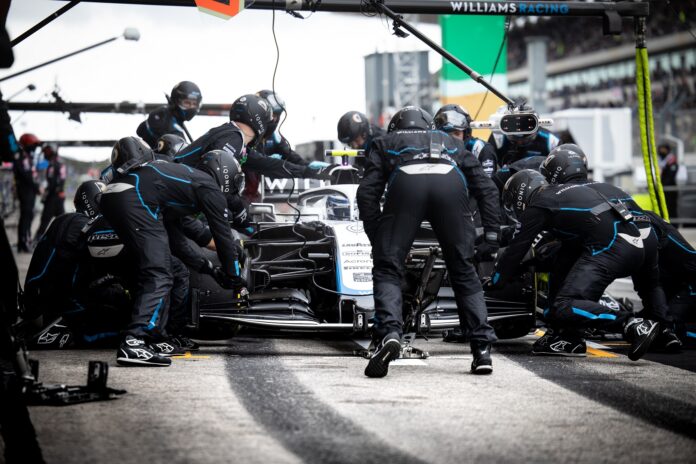 Williams Racing, boxkiállás, racingline.hu