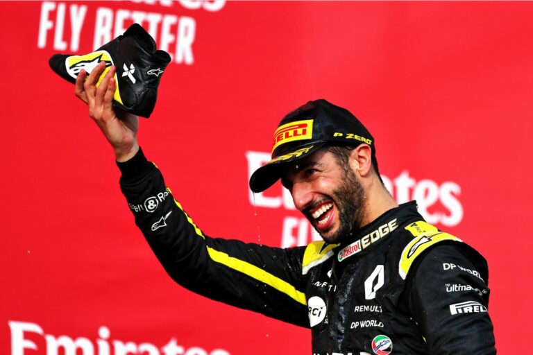 Daniel Ricciardo, Renault, racingline