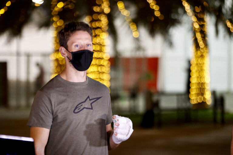 Grosjean, racingline