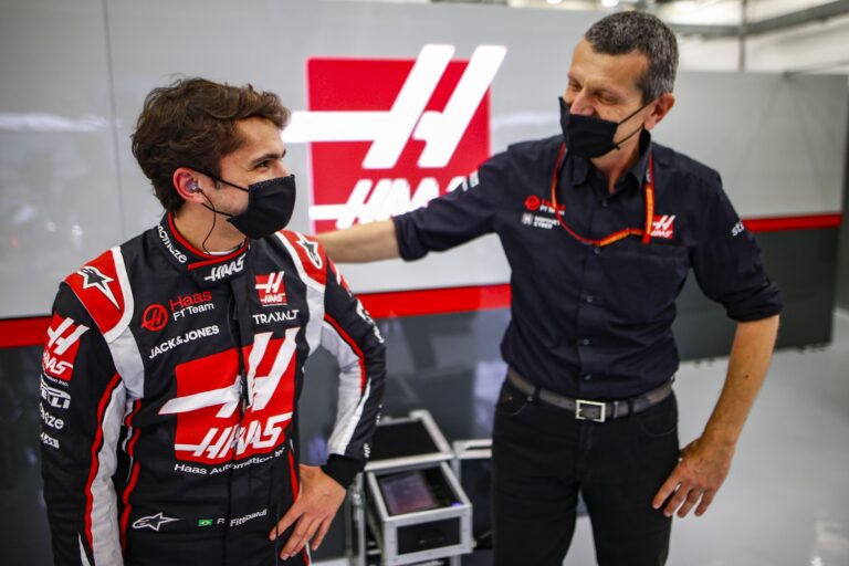 Pietro Fittipaldi & Günther Steiner, Haas, F1, racingline.hu