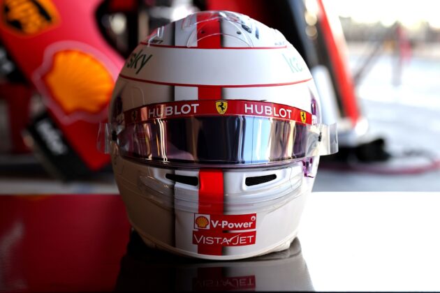 Charles Leclerc, Ferrari, racingline