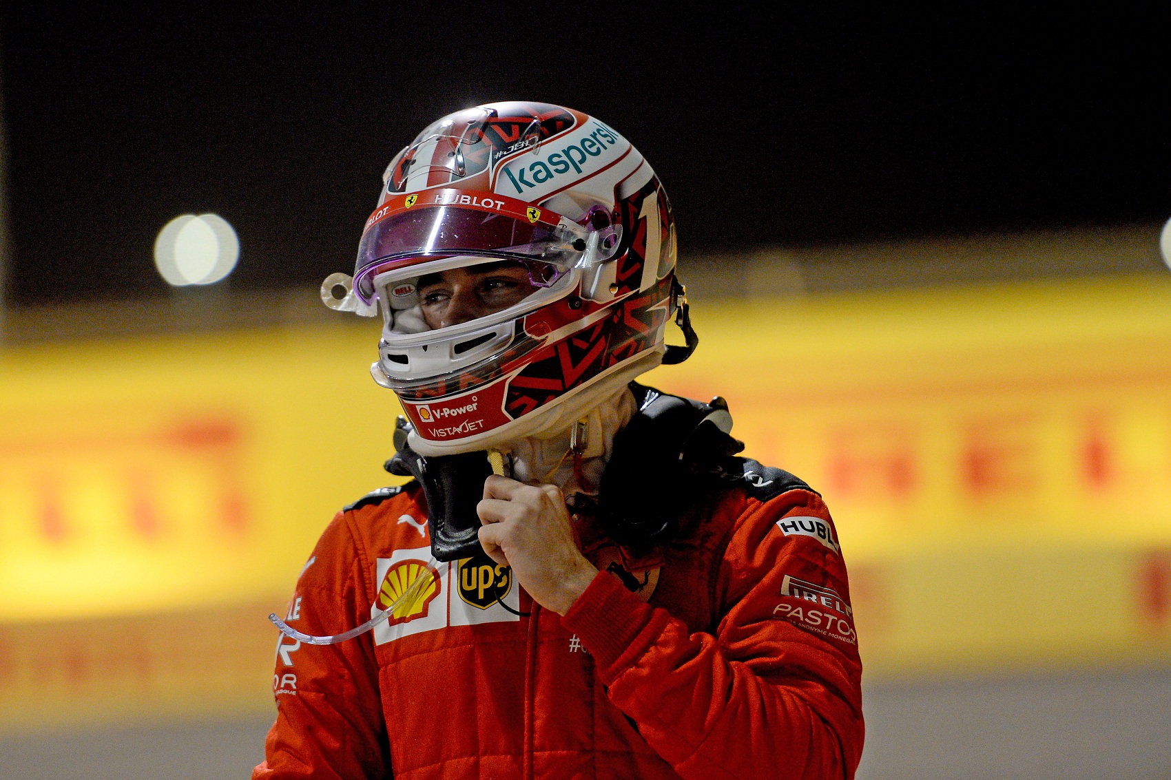 Charles Leclerc, Ferrari, racingline