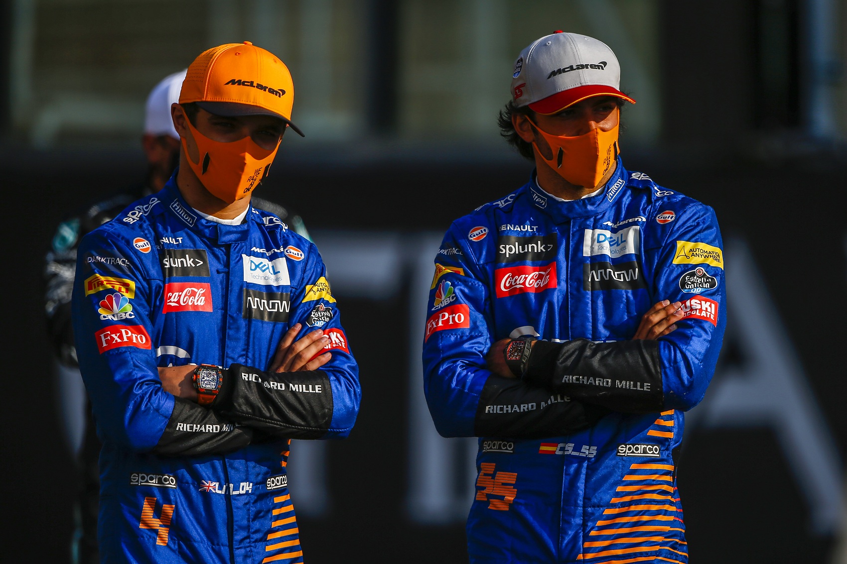 Lando Norris, Carlos Sainz, McLaren, racingline