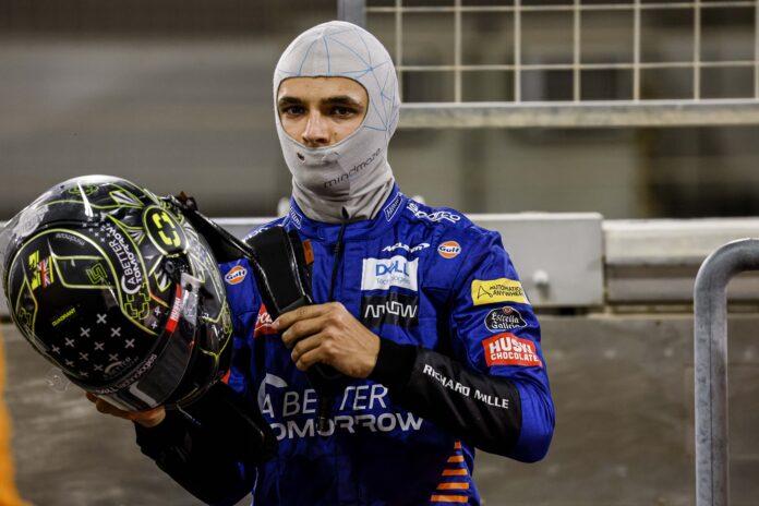 Lando Norris, McLaren, racingline