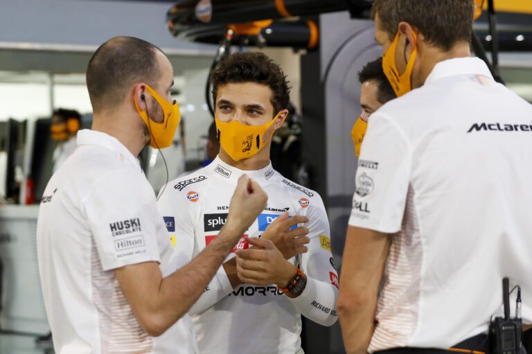 Lando Norris, McLaren, racingline