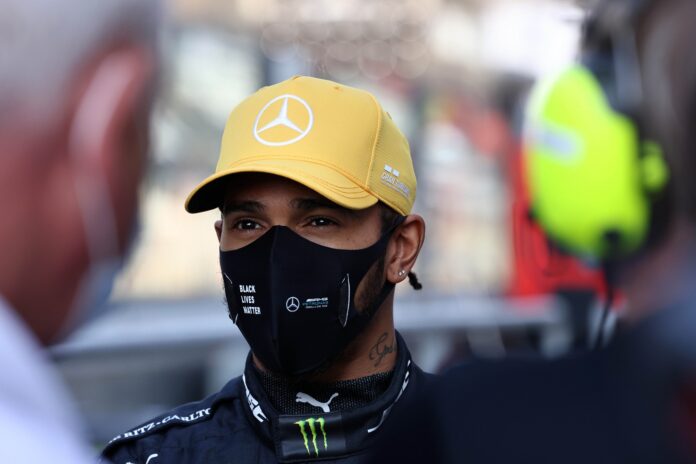 Lewis Hamilton, Mercedes, racingline