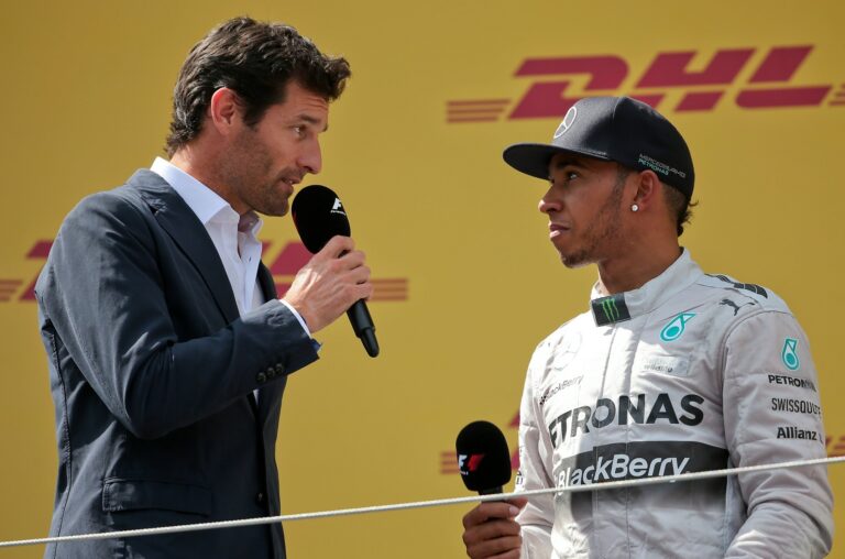 Mark Webber, Lewis Hamilton