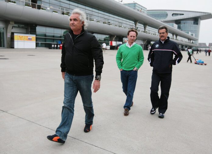 Flavio Briatore, Christian Horner, Mario Theissen