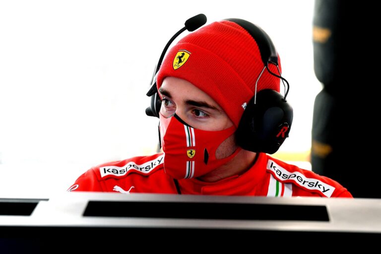 Charles Leclerc, Ferrari, racingline