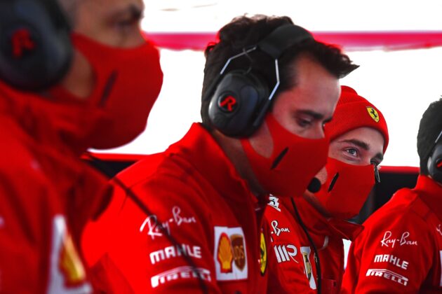 Charles Leclerc, Ferrari, racingline