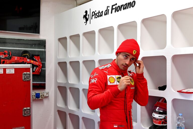 Charles Leclerc, Ferrari, racingline