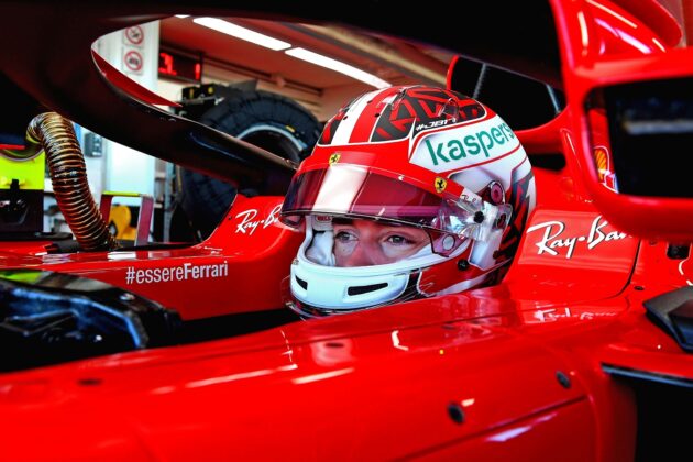 Charles Leclerc, Ferrari, racingline