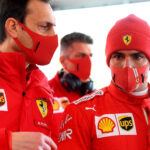 Sainz, Ferrari, racingline